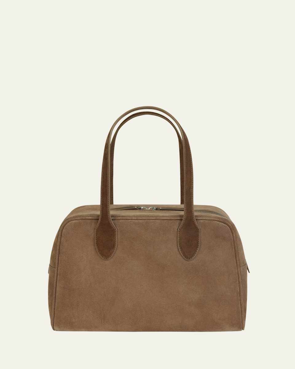 The Avenue Suede Top-Handle Bag